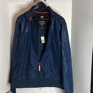 NWOT G-Star Raw sapphire blue lightweight nylon jacket XL